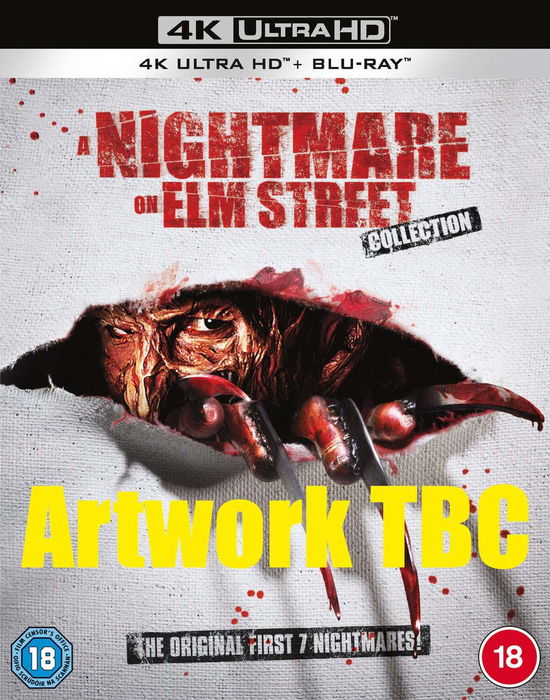 Cover for A Nightmare On Elm Street 1 to 7 Limited Edition (4K Ultra HD/BD) [Steelbook edition] (2025)