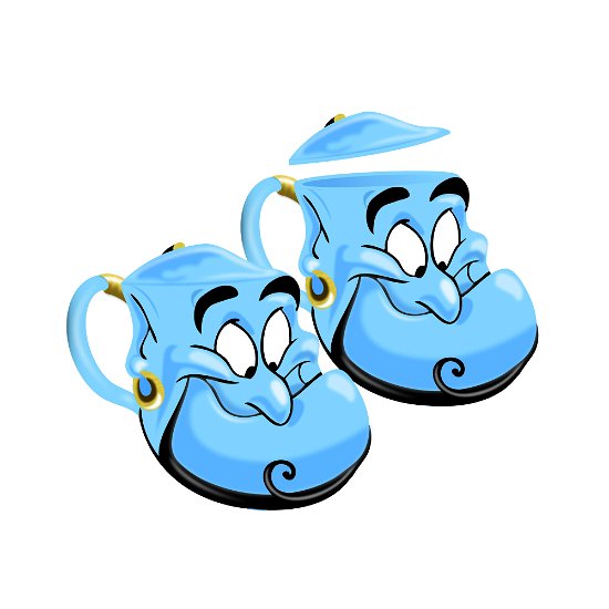 DISNEY - Aladdin - Genie - 3D Mug Shaped with Lid - Disney - Merchandise -  - 5055453493133 - 
