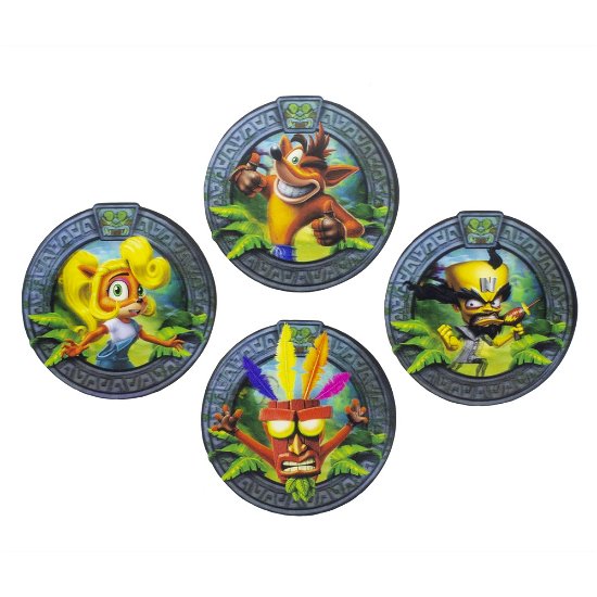 Crash Bandicoot - 3D Coasters - Paladone - Produtos - PALADONE - 5055964726133 - 
