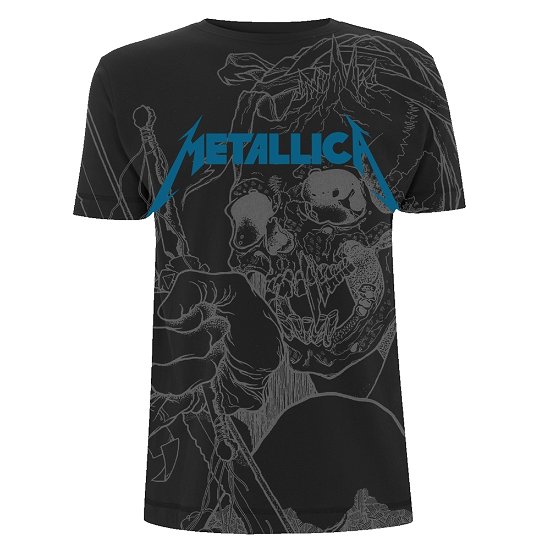 Cover for Metallica · Japanese Justice (All Over) (T-shirt) [size S] [Black edition] (2019)