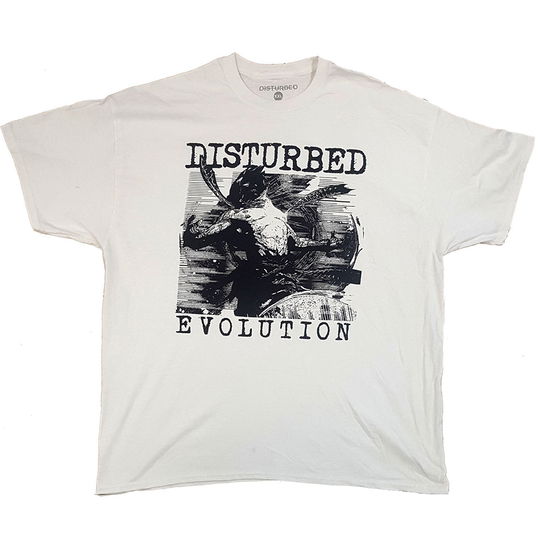 Cover for Disturbed · Disturbed Unisex T-Shirt: Sketch (White) (Ex-Tour) (T-shirt) [size XL] [White - Unisex edition] (2020)