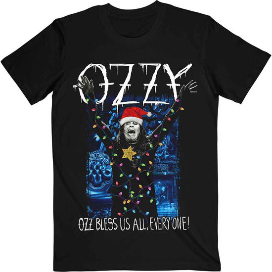 Cover for Ozzy Osbourne · Ozzy Osbourne Unisex T-Shirt: Arms Out Holiday (Black) (T-shirt) [size S] (2023)