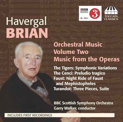 Cover for Brian / Bbc Scottish Sym Orch / Walker · Orchestral Music 2 (CD) (2011)