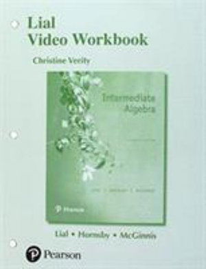 Cover for Margaret Lial · Lial Video Workbook for Intermediate Algebra (Paperback Book) (2017)