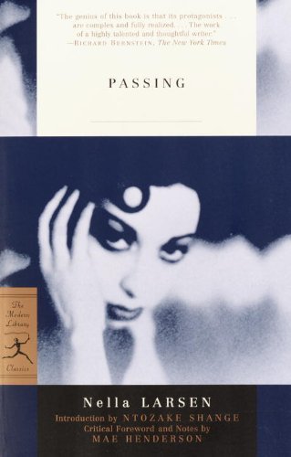 Cover for Nella Larsen · Passing - Modern Library Torchbearers (Paperback Bog) [New edition] (2002)