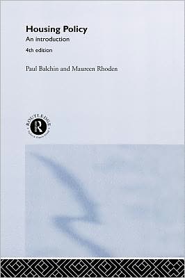 Cover for Balchin, Paul (University of Greenwich, UK) · Housing Policy In The United States: An Introduction (Hardcover Book) (2002)