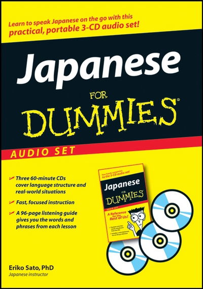 Cover for Sato, Eriko (State University of New York at Stony Brook, NY) · Japanese For Dummies Audio Set (Audiobook (CD)) (2008)