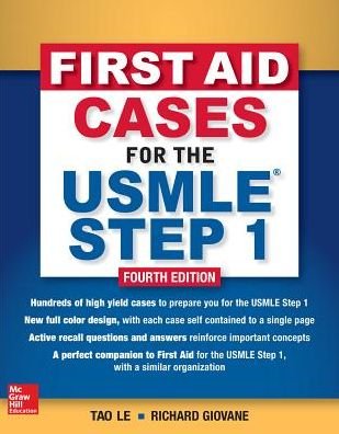 Cover for Tao Le · First Aid Cases for the USMLE Step 1, Fourth Edition (Paperback Bog) (2018)