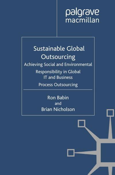 Cover for Babin · Sustainable Global Outsourcing (Bok) (2012)