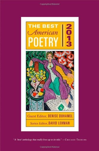 Cover for David Lehman · The Best American Poetry 2013 - The Best American Poetry series (Paperback Book) (2013)