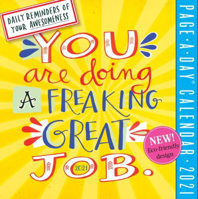 2021 You are Doing a Freaking Great Job Colour Page-A-Day Calendar - Workman Calendars - Merchandise - Workman Publishing - 9781523509133 - 14. september 2020