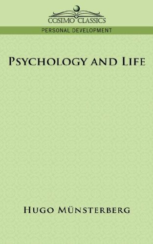 Cover for Hugo M]nsterberg · Psychology and Life (Pocketbok) (2006)