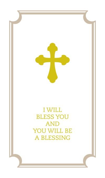 Cover for Church Publishing · I Will Bless You and You Will Be a Blessing, Commemorative Wedding Booklet , Gift Edition (Bog) (2015)