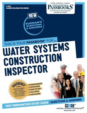 Water Systems Construction Inspector - National Learning Corporation - Böcker - National Learning Corp - 9781731834133 - 20 oktober 2020