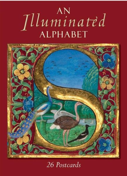 Cover for Bodleian Library the · An Illuminated Alphabet: 26 Postcards (postkort) (2014)