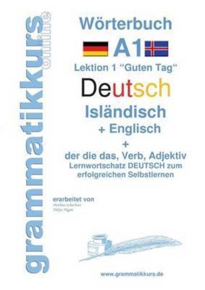 Cover for Schachner · Wörterbuch Deutsch - Isländis (Book) (2015)