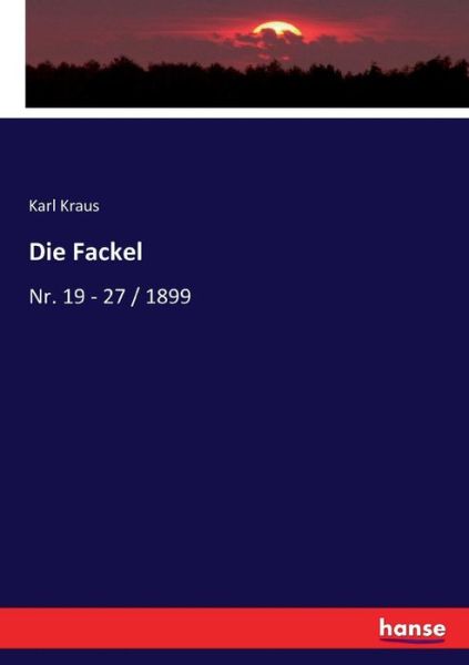 Cover for Kraus · Die Fackel (Bog) (2018)