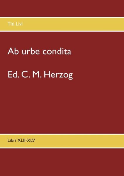 Cover for Livi · Ab urbe condita (Bok) (2019)