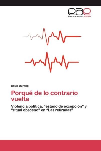 Cover for Durand · Porqué de lo contrario vuelta (Book) (2020)
