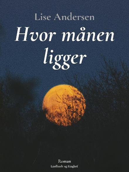 Cover for Lise Andersen · Hvor månen ligger (Sewn Spine Book) [1. wydanie] (2018)