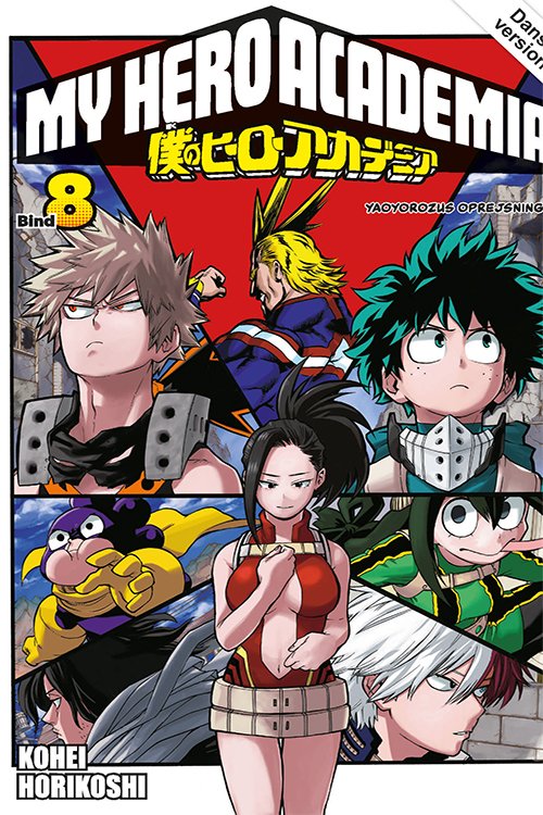 Cover for Kohei Horikoshi · My Hero Academia: My Hero Academia 8 (samlepakke: kolli a 4 stk.) (Sewn Spine Book) [1st edition] (2023)