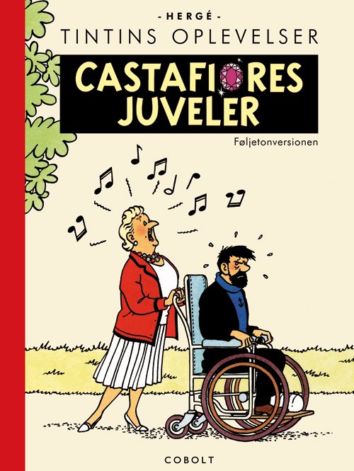 Cover for Hergé · Tintin: Castafiores juveler  føljetonversionen fra 1961-62 (Bound Book) [1th edição] (2023)