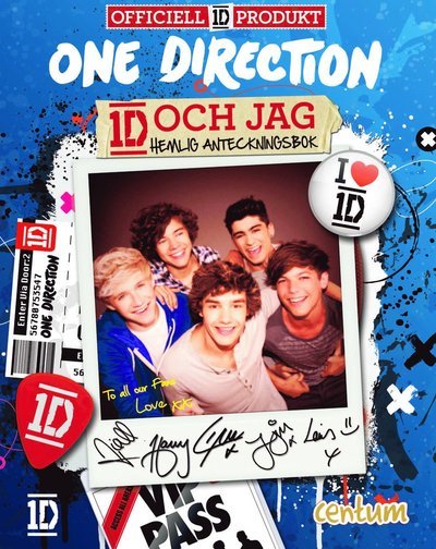 One Direction : 1D och jag hemlig minnesbok - Maria Helleday Ekwurtzel - Książki - Förlaget Buster - 9789186911133 - 5 września 2013