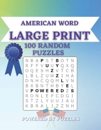 Cover for Powered Puzzles · American Word Large Print (Paperback Book) (2021)