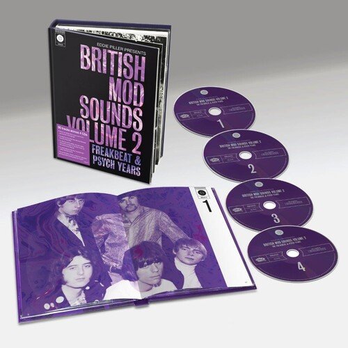 Cover for Eddie Piller Brit Mod Sound Vol 2 · Eddie Piller Presents - British Mod Sounds Of The 1960s Volume 2: The Freakbeat &amp; Psych Years (CD) (2023)
