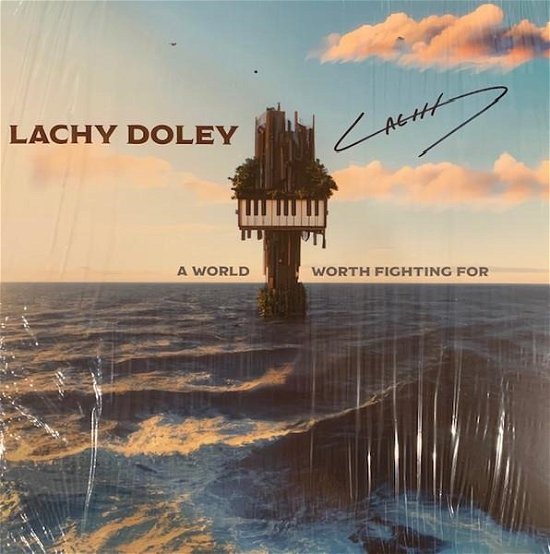 Cover for Lachy Doley · A World Worth Fighting For (Translucent Blue Vinyl) (LP) (2023)