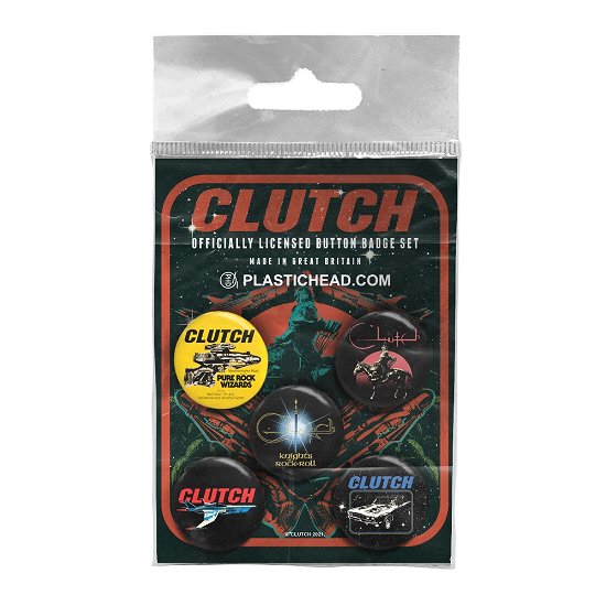 Clutch Button Badge Set - Clutch - Merchandise - PHM - 0803341562134 - February 11, 2022