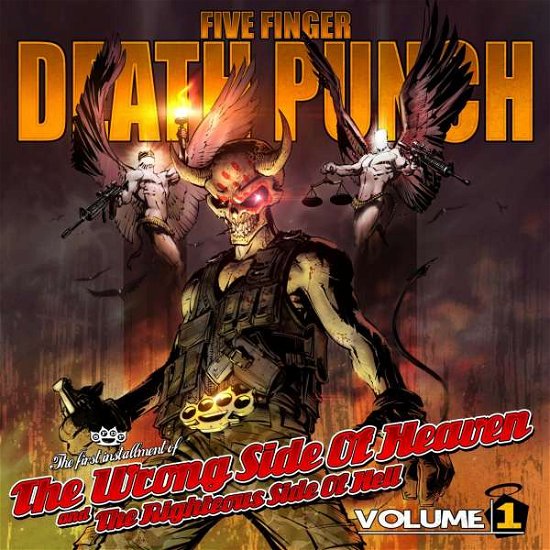 Cover for Five Finger Death Punch · Five Finger Death Punch - Wrong Side Of Heaven &amp; R (CD) (2016)