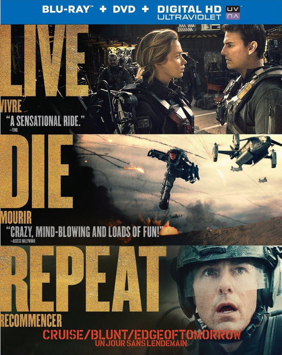 Blu-ray · Live Die Repeat: Edge of Tomorrow (Blu-ray) (2014)