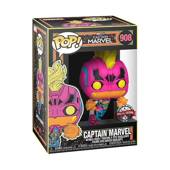 Cover for Marvel: Funko Pop! · Funko Marvel Captian Marvel Captain Marvel Backlight POP Vinyl Toys (Toys) (2023)