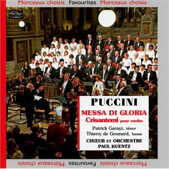 Cover for Giacomo Puccini (1858-1924) · Giacomo Puccini - Messa Di Gloria / Crisantemi (CD) (2017)