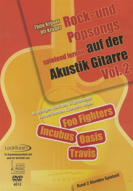 Rock-und Popsongs Spielend Lernen Auf Der...,2 - Krüger,thilo / Krüger,ulf - Film -  - 4013429340134 - 15. oktober 2010