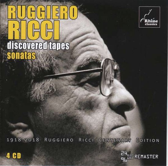 Cover for Ruggiero Ricci · Discovered Tapes - Sonatas (CD) (2019)