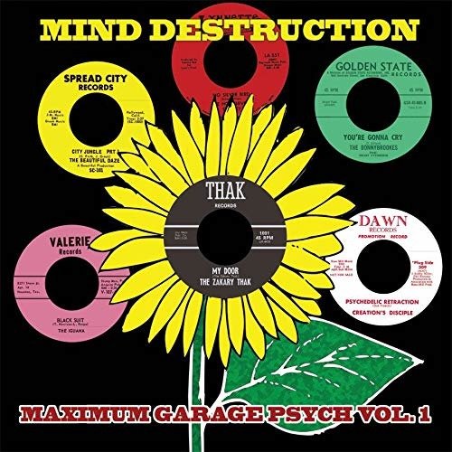 Cover for Maximum Garage Psych 1 · Mind Destruction Maximum Garage Psych Vol. 1 (7&quot;) (2019)