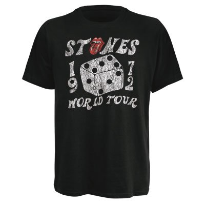 Cover for The Rolling Stones · Dice Tour Black (T-shirt) [size XL] (2010)