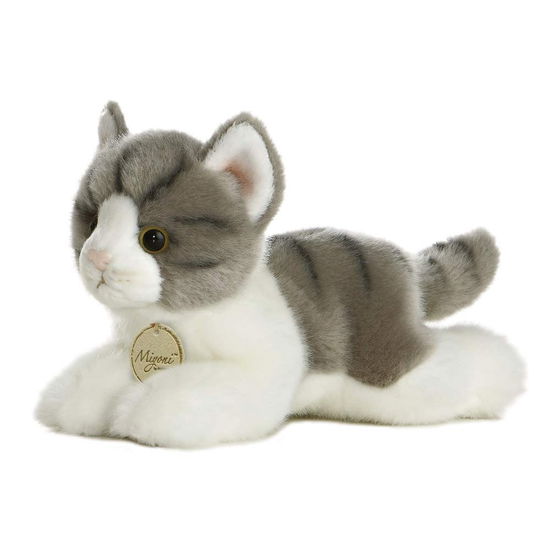 Cover for Aurora · Aurora World: Miyoni - Gray Tabby Cat 8In/20Cm (Spielzeug)