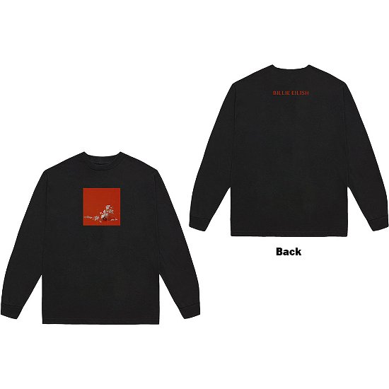 Billie Eilish Unisex Long Sleeve T-Shirt: Therefore I Am (Back Print) - Billie Eilish - Merchandise -  - 5056561008134 - 