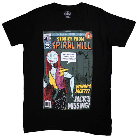 The Nightmare Before Christmas Unisex T-Shirt: Spiral Hill Sally - Nightmare Before Christmas - The - Merchandise -  - 5056737229134 - 