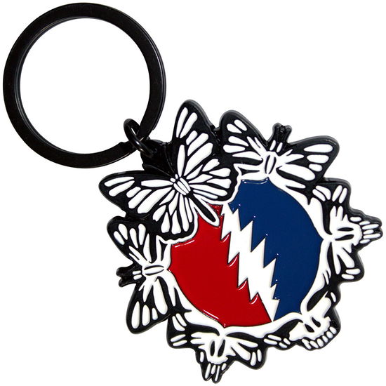 Cover for Grateful Dead · Grateful Dead Keychain: Steal Your Face Butterflies (MERCH) (2024)