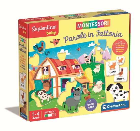 Cover for Clementoni · Clementoni: Sapientino Baby Educativo Made In Italy Montessori Baby Parole In Fattoria (MERCH)