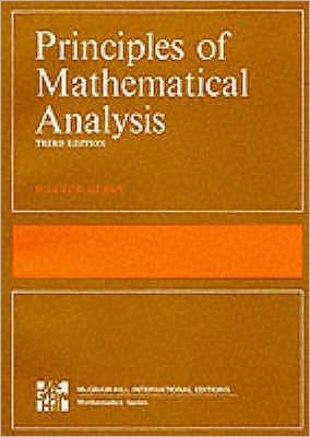 Cover for Walter Rudin · Principles of Mathematical Analysis (Paperback Book) [Int'l, 3 edition] (1976)