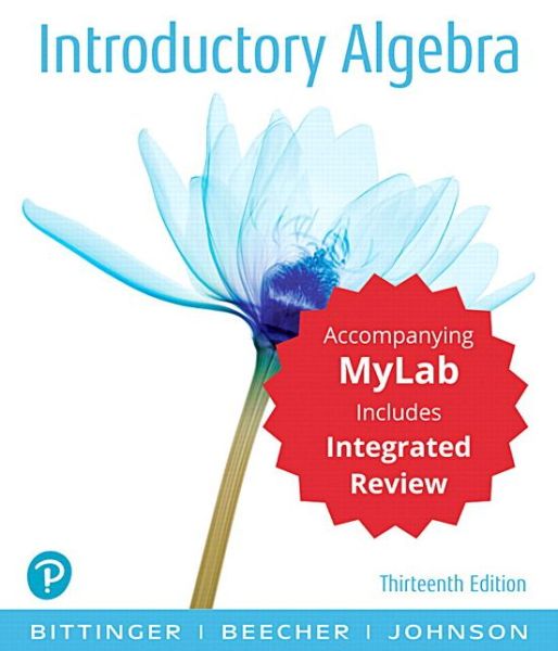 Cover for Marvin L. Bittinger · Introductory Algebra with Integrated Review Plus Mylab Math with Pearson EText -- Access Card Package (Book) (2018)