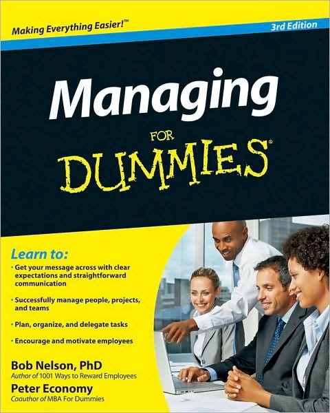 Managing For Dummies - Bob Nelson - Bücher - John Wiley and Sons Ltd - 9780470618134 - 6. Juli 2010