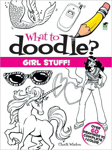 Cover for Chuck Whelon · Girl Stuff! - Dover Doodle Books (Paperback Book) [Green edition] (2010)