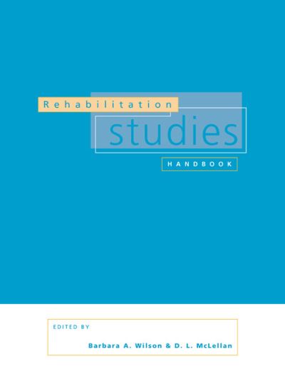 Cover for Barbara a Wilson · Rehabilitation Studies Handbook (Paperback Book) (1997)