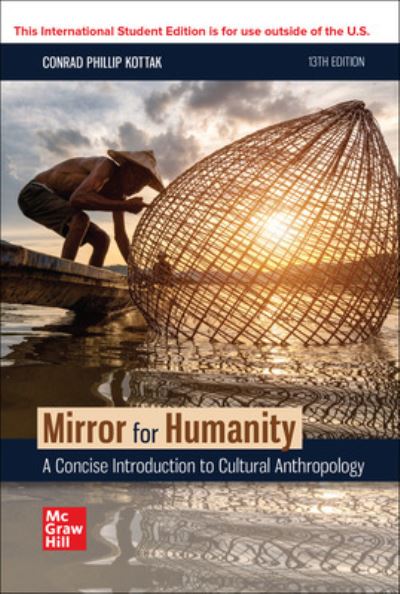 Cover for Conrad Kottak · Mirror for Humanity ISE (Paperback Book) (2022)